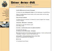Tablet Screenshot of dittmer-service.de